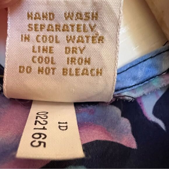 Victorias Secret Nightgown Gold Label Vintage Silk Size Large Seashells Mermaid - Picture 6 of 8